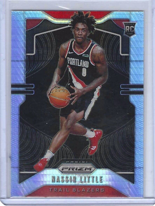 NASSIR LITTLE 2019-20 PANINI PRIZM HYPER PRIZM ROOKIE RC #269