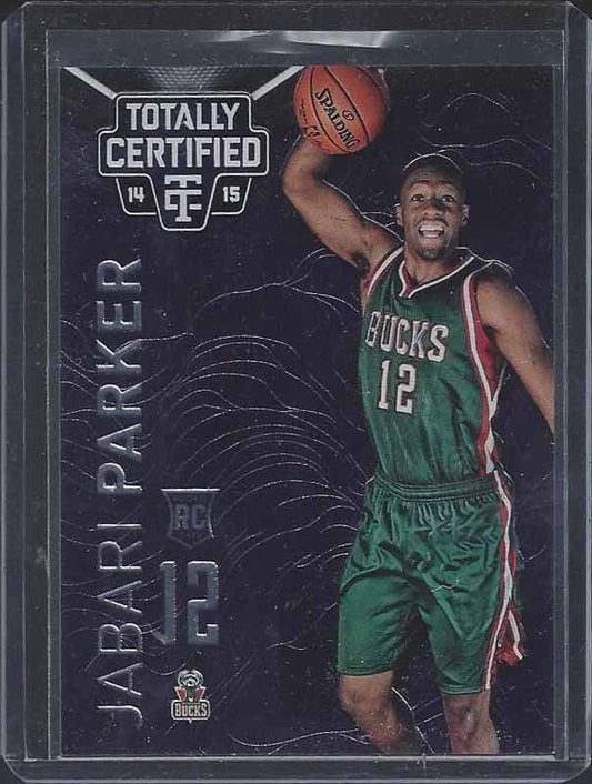 JABARI PARKER 2014-15 TOTALLY CERTIFIED PURPLE ROOKIE RC #D 32/49