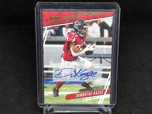 DAMONTAE KAZEE 2020 PANINI PRESTIGE GREEN XTRA POINTS AUTO # 91