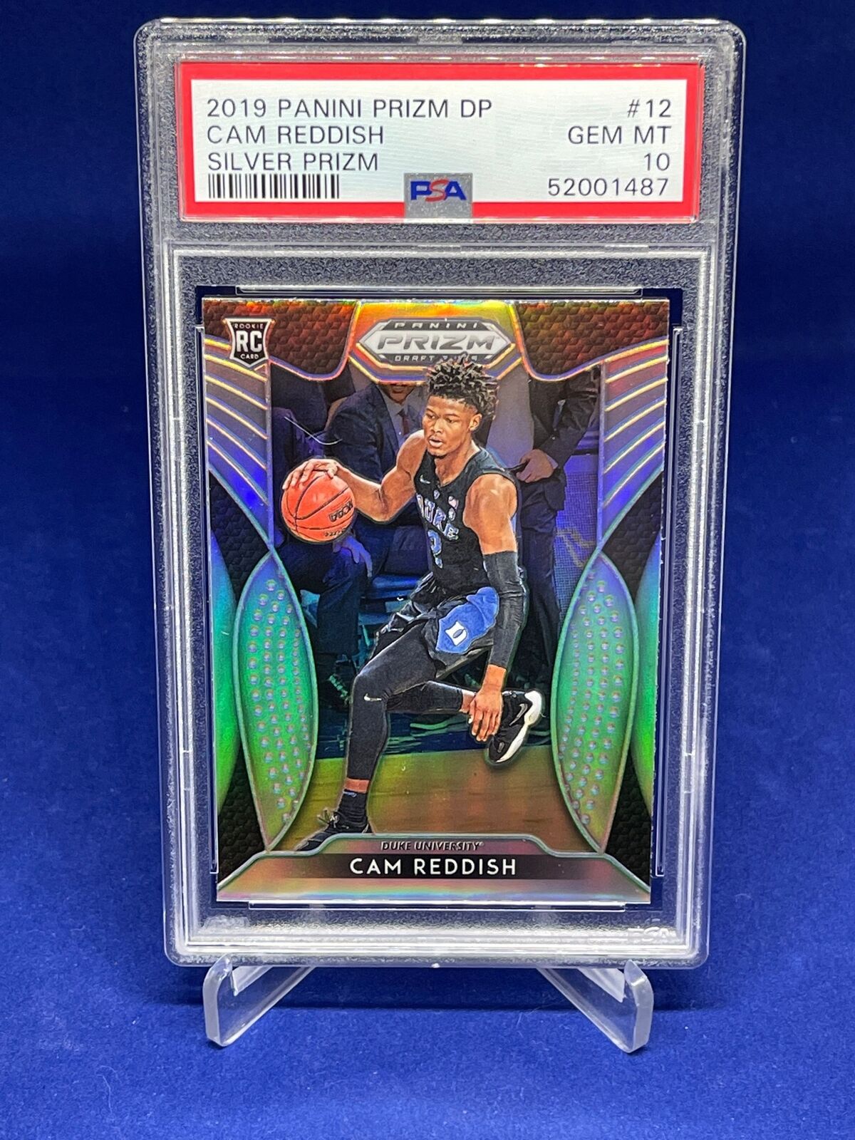 CAM REDDISH 2019-20 PANINI PRIZM DRAFT PICKS SILVER PRIZM RC #12 PSA 10 GEM MINT