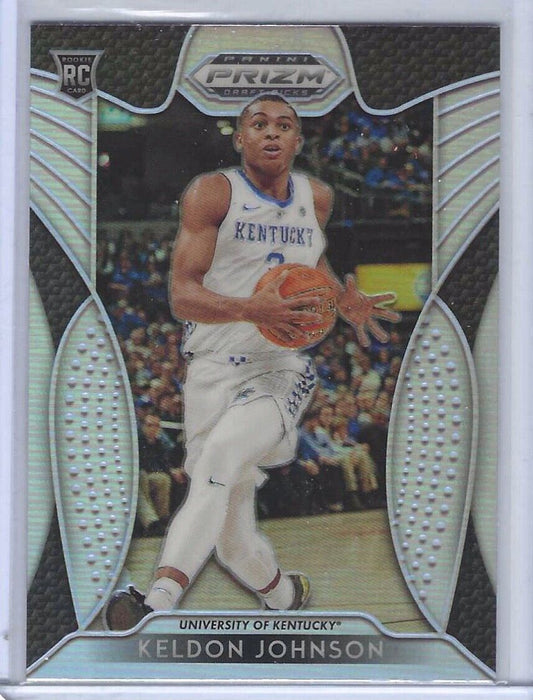 KELDON JOHNSON 2019-20 PANINI PRIZM DRAFT PICKS SILVER PRIZM VARIATION RC #93