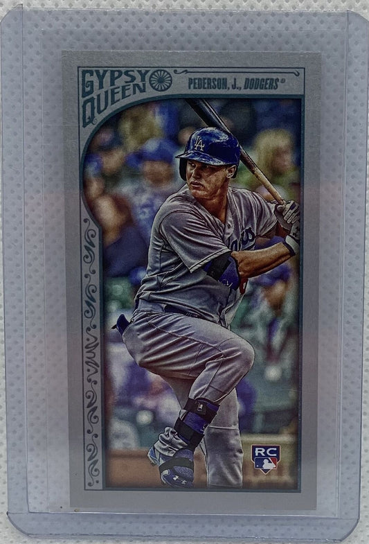 JOC PEDERSON 2015 TOPPS GYPSY QUEEN SILVER MINI RC #D 046/199