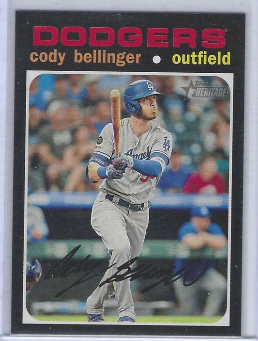 CODY BELLINGER 2020 TOPPS HERITAGE ACTION SP #257