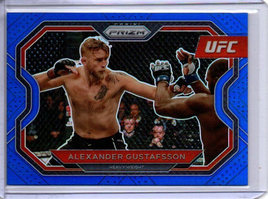 ALEXANDER GUSTAFSSON 2021 PANINI PRIZM UFC BLUE PRIZM #D 11/199