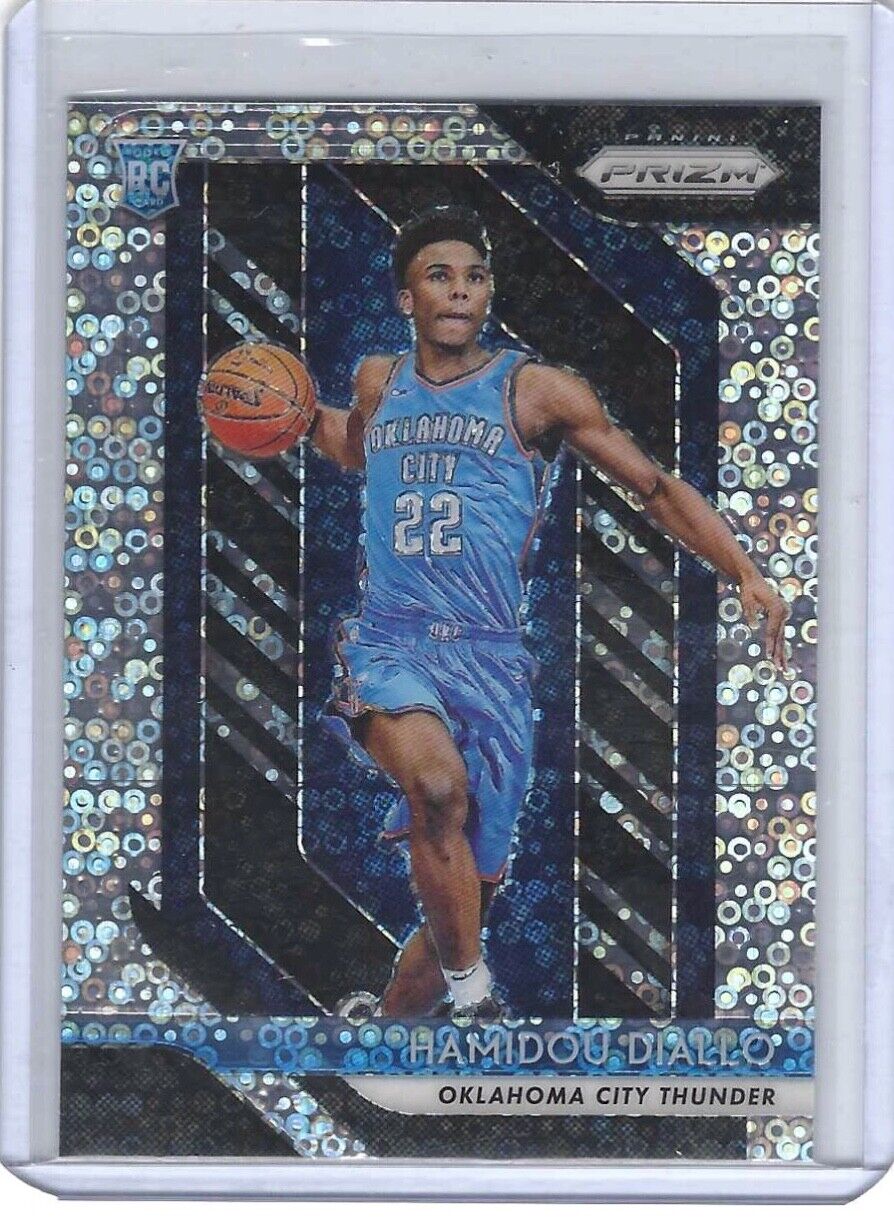 HAMIDOU DIALLO 2018-19 PANINI PRIZM DISCO FAST BREAK PRIZM ROOKIE RC #9