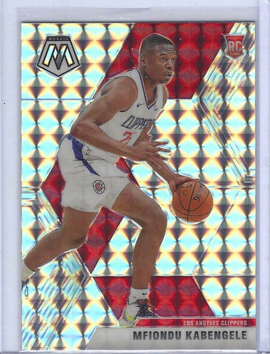 MFIONDU KABENGELE 2019-20 PANINI MOSAIC PRIZM ROOKIE RC #218