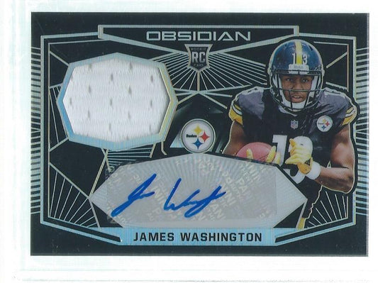 JAMES WASHINGTON 2018 PANINI OBSIDIAN JERSEY AUTO RC #D /100