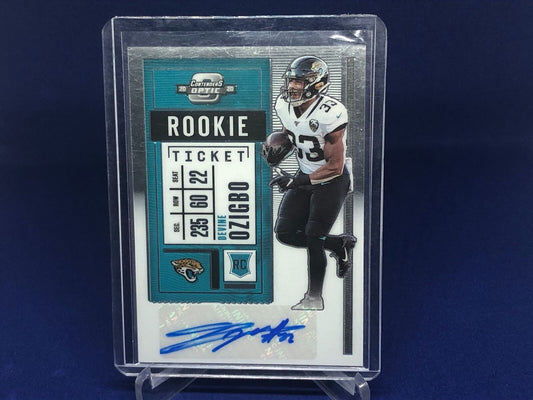 DEVINE OZIGBO 2020 PANINI CONTENDERS OPTIC ROOKIE TICKET AUTO RC # 198