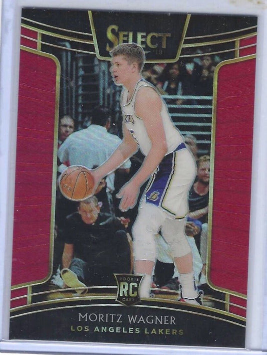 MORITZ WAGNER 2018-19 PANINI SELECT CONCOURSE LEVEL RED PRIZM RC #D 78/199