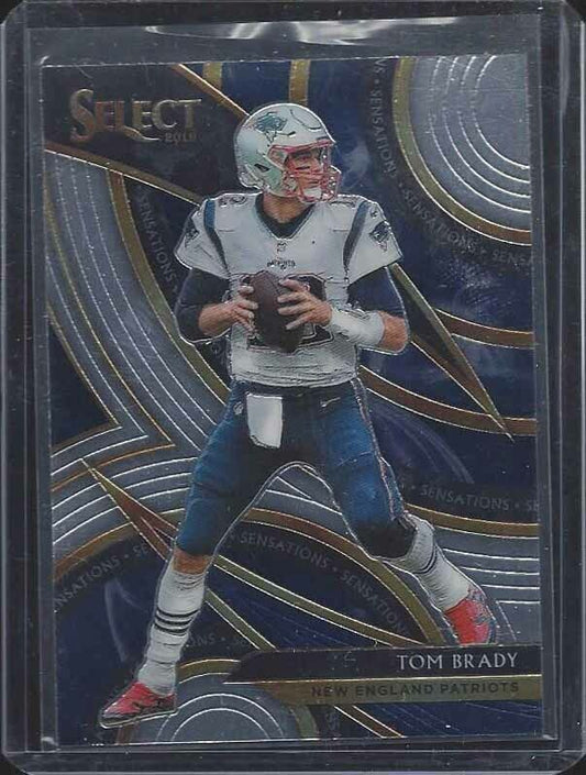 TOM BRADY 2019 PANINI SELECT SENSATIONS SP #16