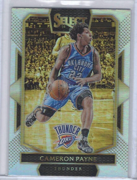 CAMERON PAYNE 2016-17 PANINI SELECT SILVER PRIZM COURTSIDE SSP LEVEL RC #250
