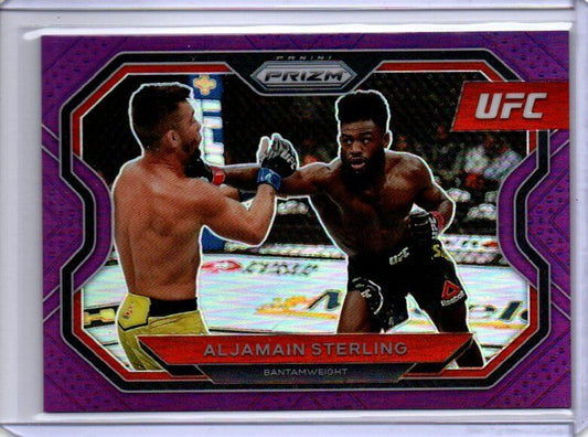 ALJAMAIN STERLING 2021 PANINI PRIZM UFC PURPLE PRIZM #D 139/149