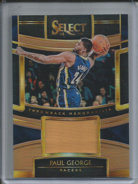 PAUL GEORGE 2018-19 PANINI SELECT COPPER PRIZM YELLOW JERSEY #D 22/29