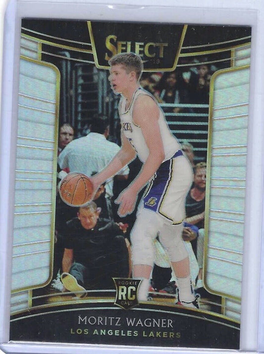 MORITZ WAGNER 2018-19 PANINI SELECT SILVER PRIZM ROOKIE CONCOURSE LEVEL RC #49
