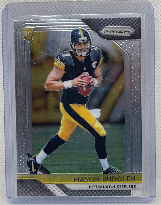 MASON RUDOLPH 2018 PANINI PRIZM TRUE ROOKIE RC #225