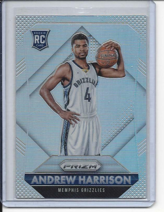 ANDREW HARRISON 2015-16 PANINI PRIZM SILVER PRIZMS SP RC #343