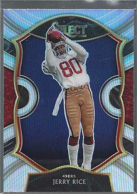 JERRY RICE 2020 PANINI SELECT CONCOURSE LEVEL SILVER PRIZM #20