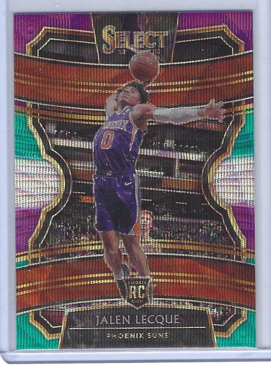 JALEN LECQUE 2019-20 PANINI SELECT TRI COLOR PRIZM CONCOURSE LEVEL RC #82