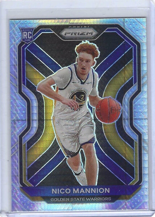 NICO MANNION 2020-21 PANINI PRIZM HYPER PRIZM ROOKIE RC #293