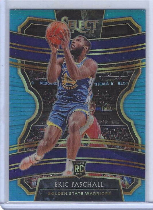ERIC PASCHALL 2019-20 PANINI SELECT CONCOURSE LEVEL LIGHT BLUE PRIZM RC #d /299