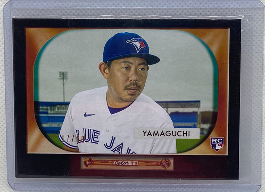 SHUN YAMAGUCHI 2020 TOPPS ARCHIVES BLACK RC #D 17/99