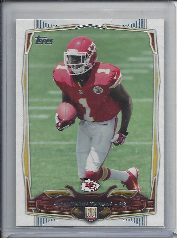 DE'ANTHONY THOMAS 2014 TOPPS SP PHOTO VARIATION SHORT PRINT VARIANT RC #341