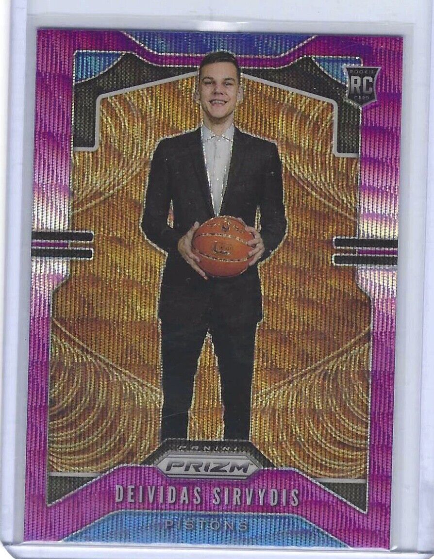 DEIVIDAS SIRVYDIS 2019-20 PANINI PRIZM PURPLE WAVE ROOKIE RC #298