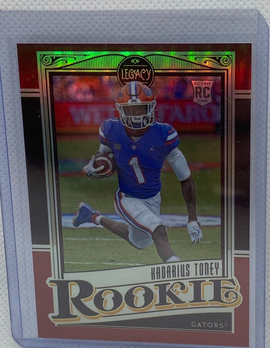 KADARIUS TONEY 2021 PANINI LEGACY ROOKIE BRONZE PRIZM RC #D 50/50
