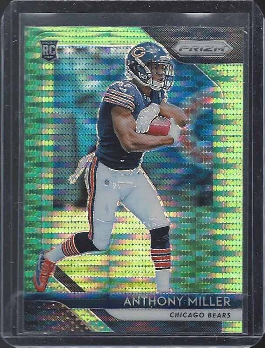 ANTHONY MILLER 2018 PANINI PRIZM GREEN PULSAR ROOKIE PRIZMS RC #220