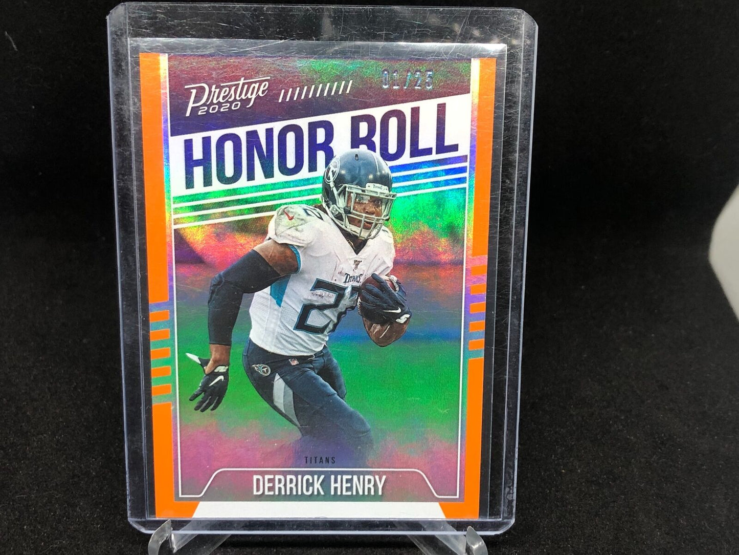 DERRICK HENRY 2020 PRESTIGE HONOR ROLL ORANGE #’D 1/25
