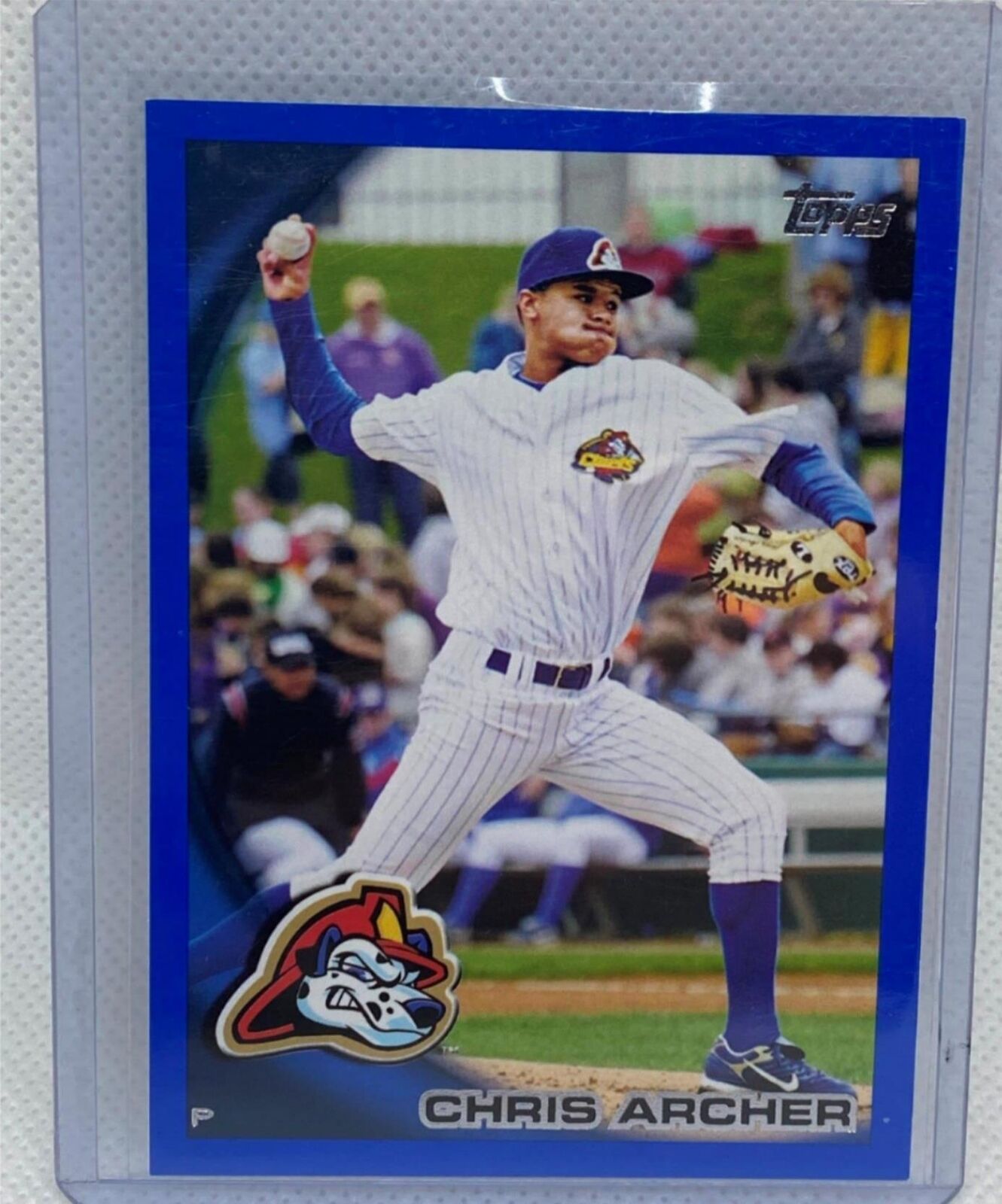 CHRIS ARCHER 2019 TOPPS PRO DEBUT MINORS BLUE PROSPECT #D 110/259