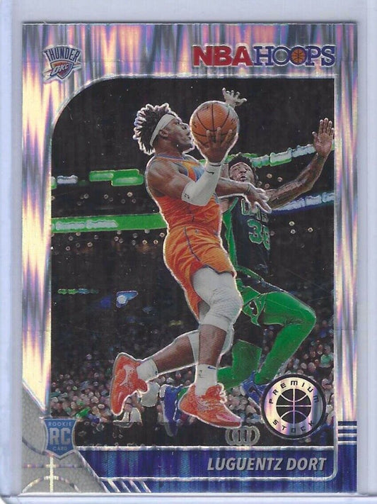 LUGUENTZ DORT 2019-20 NBA HOOPS PREMIUM STOCK FLASH PRIZM ROOKIE RC #213