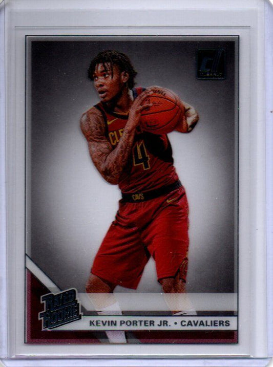 KEVIN PORTER JR. 2019-20 PANINI CLEARLY DONRUSS TRUE ROOKIE RC #78