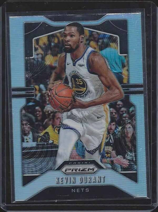 KEVIN DURANT 2019-20 PANINI PRIZM SILVER PRIZMS SP #210
