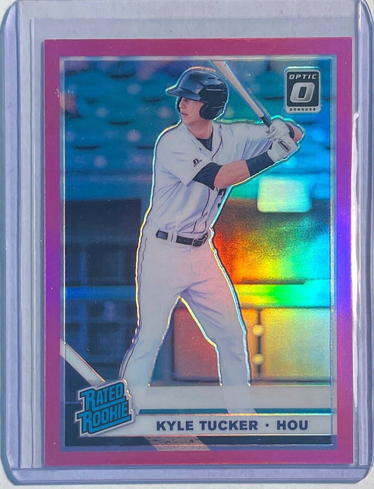 KYLE TUCKER 2019 PANINI DONRUSS OPTIC RATED ROOKIE PINK PRIZM ROOKIE RC #43