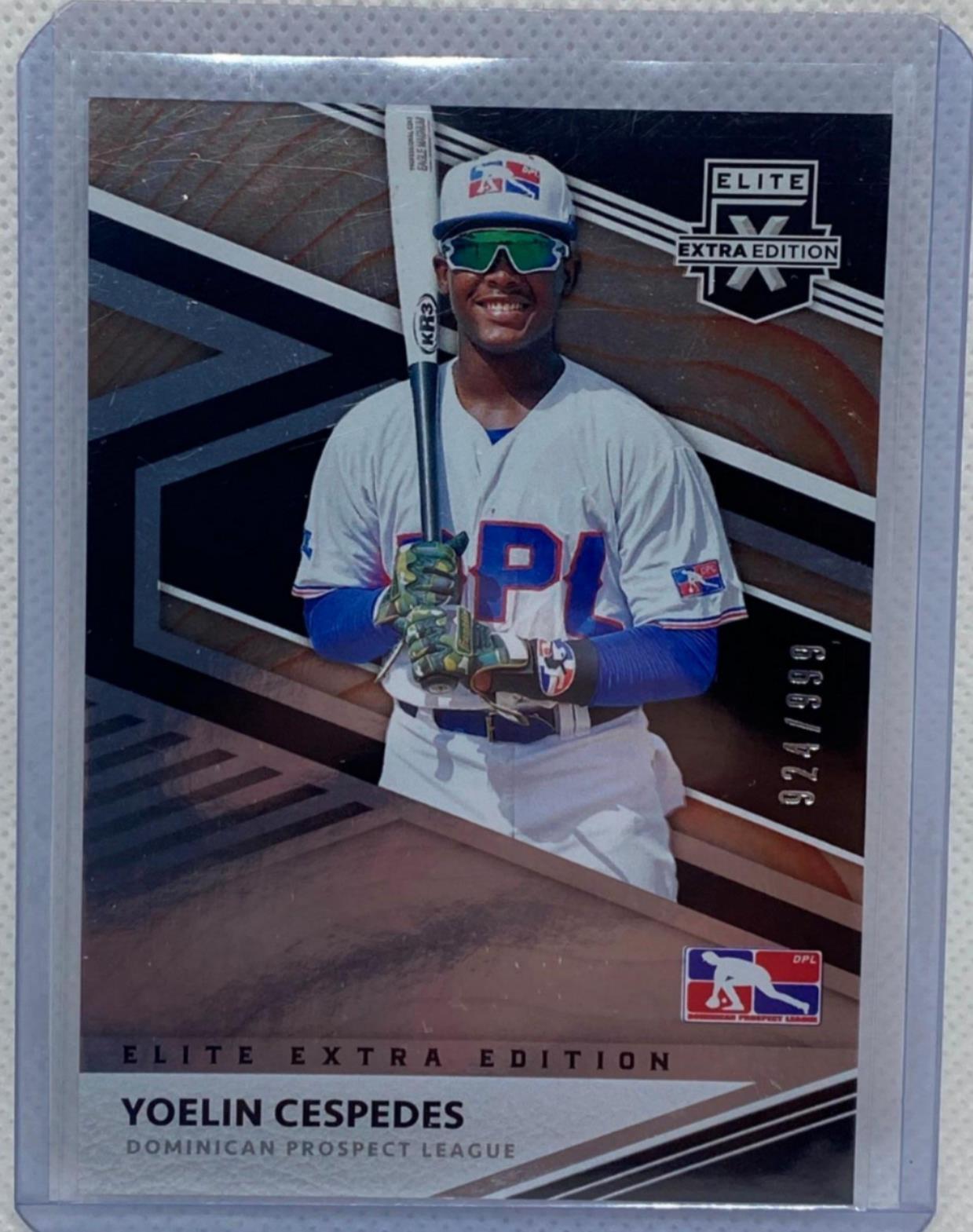 YOELIN CESPEDES 2020 PANINI ELITE EXTRA EDITION PROSPECT #D 924/999