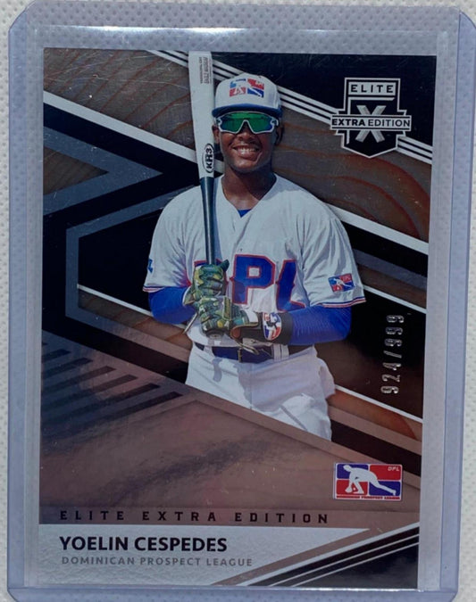 YOELIN CESPEDES 2020 PANINI ELITE EXTRA EDITION PROSPECT #D 924/999