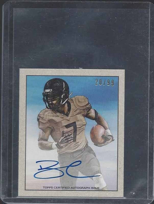 BRANDIN COOKS 2014 BOWMAN MINI ON CARD ROOKIE AUTO RC #D 20/99