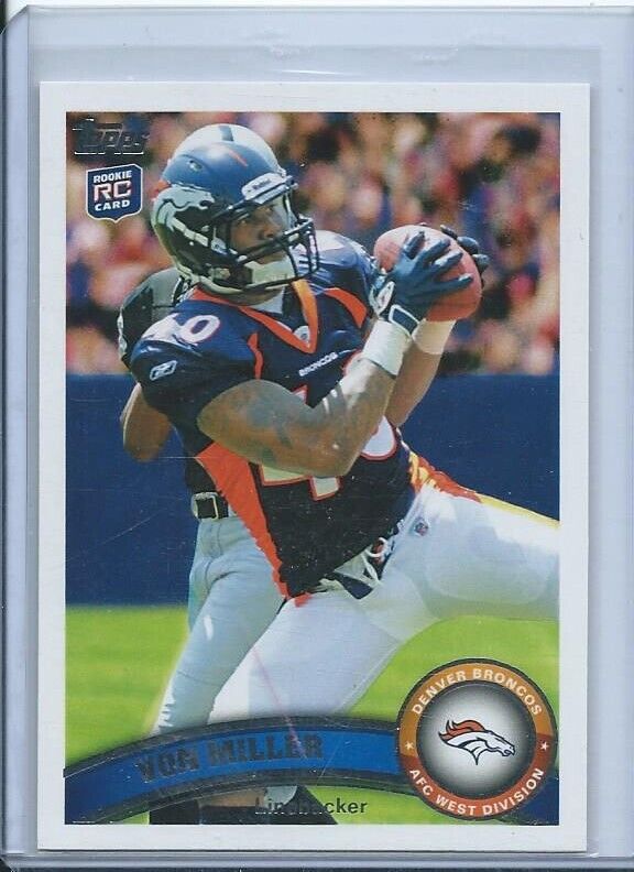 VON MILLER 2011 TOPPS TRUE ROOKIE RC #427