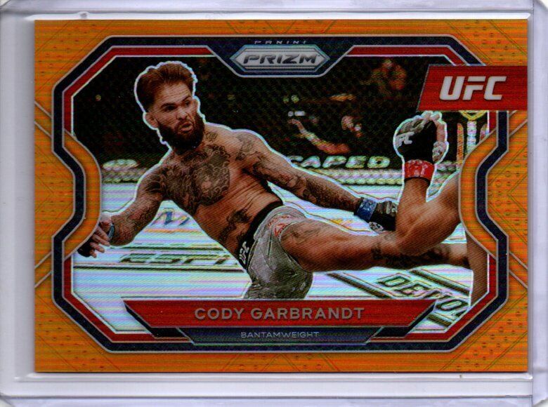 CODY GARBRANDT 2021 PANINI PRIZM UFC ORANGE PRIZM #D 71/99