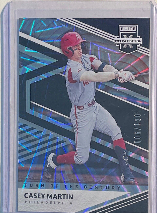 CASEY MARTIN 2020 ELITE EXTRA TURN OF THE CENTURY PROSPECT BLACK #D 006/120