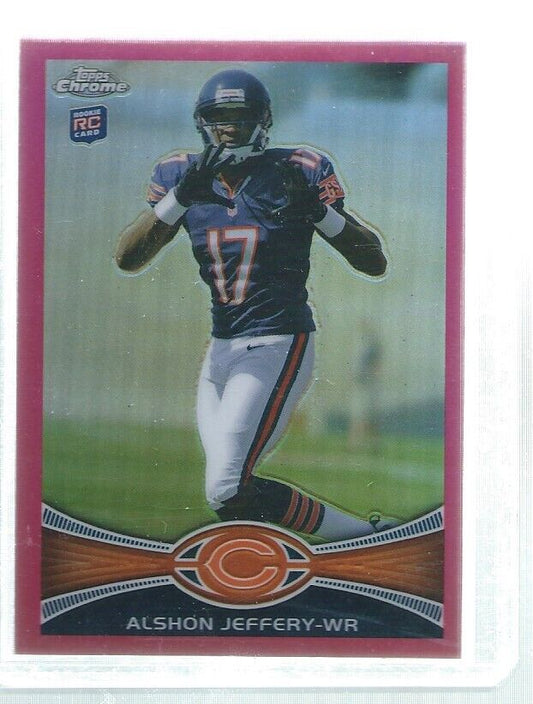 ALSHON JEFFERY 2012 TOPPS CHROME PINK REFRACTOR ROOKIE RC #D 31/399