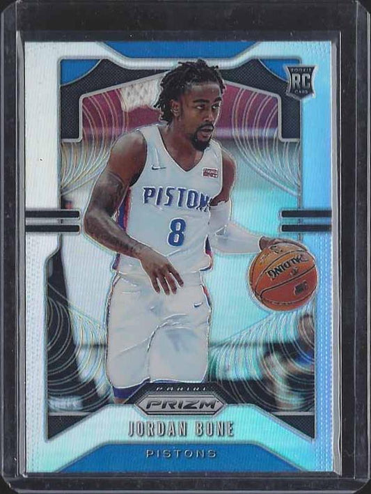 JORDAN BONE 2019-20 PANINI PRIZM SILVER ROOKIE PRIZMS SSP RC #291
