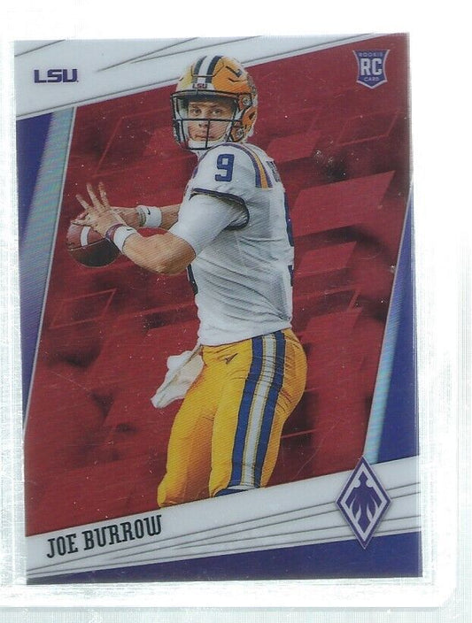 JOE BURROW 2020 CHRONICLES DRAFT PICKS PHOENIX RED PRIZM ROOKIE RC #1