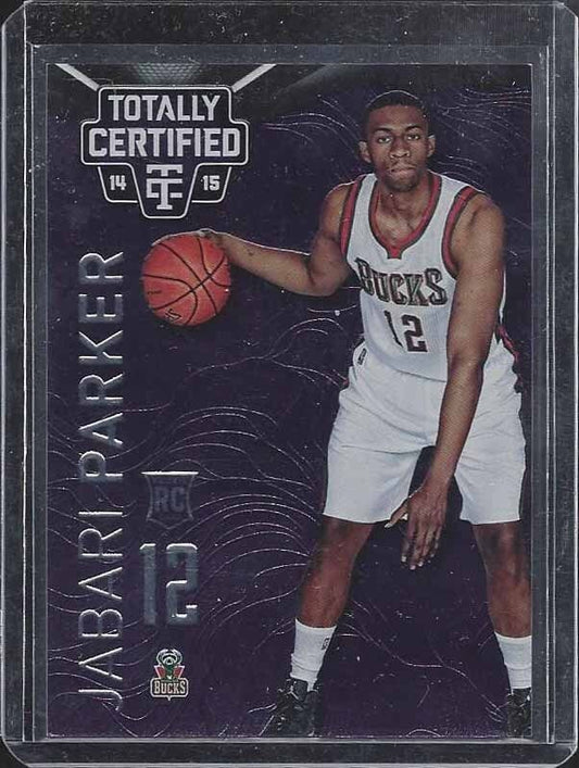 JABARI PARKER 2014-15 TOTALLY CERTIFIED PURPLE BUCKS ROOKIE RC #D 49/49