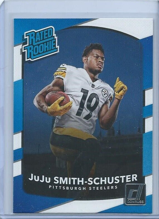 JUJU SMITH-SCHUSTER 2017 PANINI DONRUSS RATED ROOKIE TRUE ROOKIE RC #326