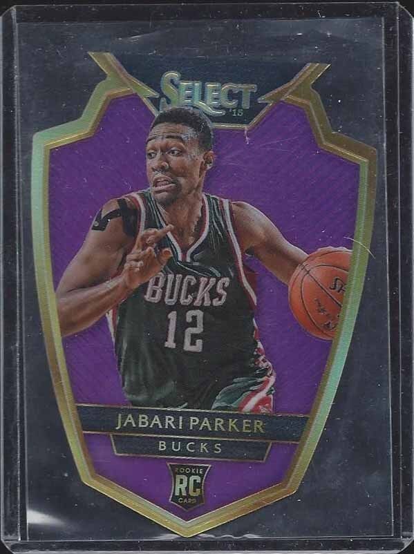 JABARI PARKER 2014-15 SELECT PREMIER PURPLE DIE CUT PRIZM REFRACTOR RC #D 41/99