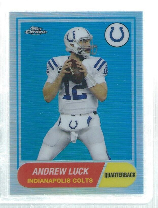 ANDREW LUCK 2015 TOPPS CHROME 1960 REFRACTOR #D 46/99