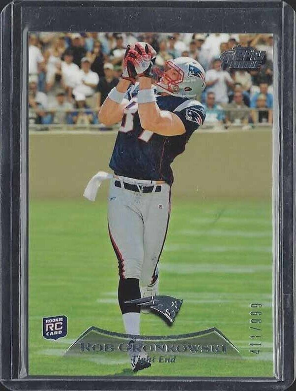 ROB GRONKOWSKI 2010 TOPPS PRIME SILVER ROOKIE RC #D 411/999
