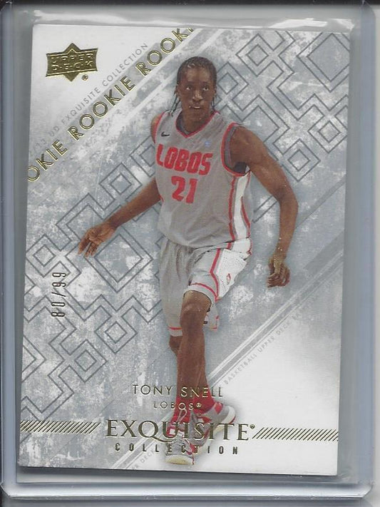 TONY SNELL 2012-13 UD EXQUISITE XRC ADVANCE ROOKIE RC #D 80/99
